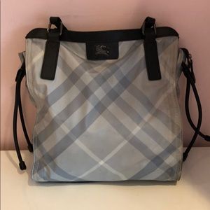 Authentic Burberry Buckleigh Lightblue Tote Bag